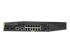 HPE Aruba 6000 12G Class4 PoE 2G/2SFP 139W Switch Switch - Styrt - 12 x 10/100/1000 (PoE+) + 2 x Gigabit SFP + 2 x 1000Base-T - rackmonterbar - PoE (139 W)