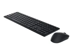 Dell Pro KM5221W - Tastatur- og mussett tr&#229;dl&#248;s - 2.4 GHz - QWERTY - US International - svart