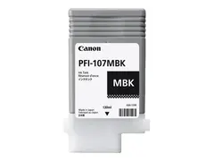 Canon PFI-107 MBK - 130 ml - matt svart original - blekkbeholder - for imagePROGRAF iPF670, iPF680, iPF685, iPF770, iPF780, iPF785