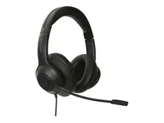 Targus AEH102GL - Hodesett - on-ear konvertibel - kablet - USB-A - lydisolerende - svart