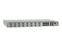 Allied Telesis AT FS970M/16F8-LC - Switch Styrt - 8 x 10/100 + 16 x 100Base-FX + 2 x kombo-Gigabit SFP - stasjon&#230;r, rackmonterbar