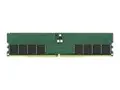 Kingston - DDR5 - sett - 64 GB: 2 x 32 GB DIMM 288-pin - 4800 MHz / PC5-38400 - CL40 - 1.1 V - ikke-bufret - ikke-ECC - for Dell OptiPlex 7000; Lenovo ThinkCentre M80s Gen 3; M80t Gen 3; M90s Gen 3; M90t Gen 3