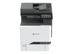 Lexmark CX730de - Multifunksjonsskriver - farge laser - A4/Legal (medie) - opp til 39.5 spm (kopiering) - opp til 40 spm (trykking) - 650 ark - USB 2.0, Gigabit LAN, USB 2.0 vert