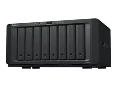 Synology Disk Station DS1821+ - NAS-server 8 br&#248;nner - SATA 6Gb/s - RAID RAID 0, 1, 5, 6, 10, JBOD - RAM 4 GB - Gigabit Ethernet - iSCSI st&#248;tte