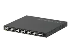 NETGEAR AV Line M4250-40G8XF-PoE+ Switch - L3 - Styrt - 40 x 10/100/1000 (PoE+) + 8 x 1 Gigabit / 10 Gigabit SFP+ - side til side-luftflyt - rackmonterbar - PoE+ (960 W)