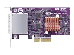 QNAP QXP SATA Expansion Card - Diskkontroller SATA 6Gb/s / SAS 6Gb/s - lav profil - RAID JBOD - PCIe 3.0 x4