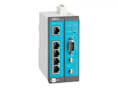 INSYS icom MRO L200 - Ruter - WWAN 4-portssvitsj Modbus - DIN-skinnemonterbar