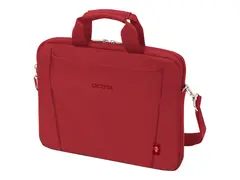 DICOTA Eco Slim Case BASE - Notebookb&#230;reveske 13&quot; - 14.1&quot; - r&#248;d