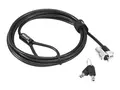 Kensington NanoSaver MasterKey Cable Lock Sikkerhetskabell&#229;s - svart - 1.8 m - for ThinkCentre M75t Gen 2; ThinkPad L13 Yoga Gen 3; T14s Gen 3; X13 Gen 3