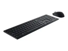 Dell Pro KM5221W - Retail Box - tastatur- og mussett tr&#229;dl&#248;s - 2.4 GHz - QWERTY - US International - svart