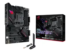 ASUS ROG STRIX B550-F GAMING WIFI II Hovedkort - ATX - Socket AM4 - AMD B550 Chipset - USB-C Gen2, USB 3.2 Gen 1, USB 3.2 Gen 2 - 2.5 Gigabit LAN, Wi-Fi 6, Bluetooth - innbygd grafikk (CPU kreves) - HD-lyd (8-kanalers)