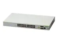 Allied Telesis CentreCOM FS980M/28 - Switch L3 - Styrt - 24 x 10/100 + 4 x 1000Base-X SFP (opplink) - rackmonterbar