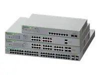 Allied Telesis AT GS950/28PS V2 - Switch smart - 24 x 10/100/1000 (PoE+) + 4 x 1000Base-X - stasjon&#230;r, rackmonterbar, veggmonterbar - PoE+ (185 W)