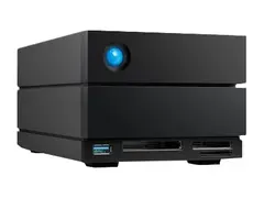 LaCie 2big Dock STLG40000400 - Harddiskarray 40 TB - 2 br&#248;nner (SATA-600) - HDD 20 TB x 2 - Thunderbolt 3, USB 3.2 Gen 2 (ekstern) - med 5-&#229;rs Rescue Data Recovery Service Plan