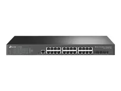 TP-Link JetStream TL-SG3428X - V1 switch - Styrt - 24 x 10/100/1000 + 4 x 10 Gigabit SFP+ - rackmonterbar