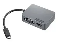 Lenovo Travel Hub Gen2 - dokkingstasjon USB-C - VGA, HDMI - 1GbE