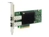 HPE SN1610E - Vertbussadapter - PCIe 4.0 32Gb Fibre Channel SFP+ x 2 - for ProLiant DL325 Gen10, DL345 Gen10, DL360 Gen10, DL365 Gen10, DX360 Gen10