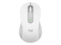 Logitech Signature M650 L - Mus stor st&#248;rrelse - optisk - 5 knapper - tr&#229;dl&#248;s - 2.4 GHz, Bluetooth - Logitech Logi Bolt USB-mottaker - elfenbenshvit