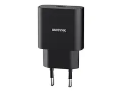 Unisynk Slim Wall Charger - Str&#248;madapter 20 watt - 3 A - PD 3.0 (24 pin USB-C)