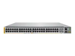 Allied Telesis AT X510DP-52GTX Switch - L2+ - Styrt - 48 x 10/100/1000 + 2 x 10 Gigabit Ethernet / 1 Gigabit Ethernet SFP+ + 2 x 10 Gigabit SFP+ - front til bakside-luftflyt - rackmonterbar