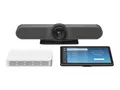 Logitech RoomMate + MeetUp + Tap IP - Videokonferansesett (Logitech MeetUp, Logitech Tap IP) Certified for Microsoft Teams, Certified for Zoom Rooms, RingCentral Certified