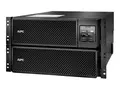 APC Smart-UPS SRT 8000VA RM - UPS (kan monteres i rack) AC 230 V - 8000 watt - 8000 VA - Ethernet 10/100, USB - utgangskontakter: 14 - 6U - svart - for P/N: AR2487G, AR3100W, AR3105SP, AR3105W, AR3155W, AR3305W, AR3355SP, AR3355W, NBWL0356A