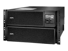 APC Smart-UPS SRT 8000VA RM - UPS (kan monteres i rack) AC 230 V - 8000 watt - 8000 VA - Ethernet 10/100, USB - utgangskontakter: 14 - 6U - svart - for P/N: AR2487G, AR3100W, AR3105SP, AR3105W, AR3155W, AR3305W, AR3355SP, AR3355W, NBWL0356A