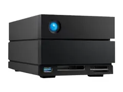 LaCie 2big Dock STLG20000400 - Harddiskarray 20 TB - 2 br&#248;nner (SATA-600) - HDD 10 TB x 2 - Thunderbolt 3, USB 3.2 Gen 2 (ekstern) - med 5-&#229;rs Rescue Data Recovery Service Plan