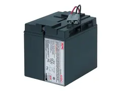APC Replacement Battery Cartridge #7 - UPS-batteri 1 x batteri - blysyre - svart - for P/N: SMT1500C, SMT1500I-AR, SMT1500IC, SMT1500NC, SMT1500TW, SUA1500ICH-45, SUA1500-TW