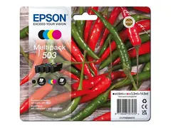 Epson 503 Multipack - 4-pack - svart, gul, cyan, magenta original - blister - blekkpatron - for WorkForce WF-2960