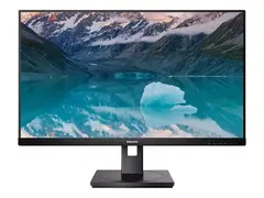 Philips 242S9JML - S Line - LED-skjerm - 24&quot; (23.8&quot; synlig) 1920 x 1080 Full HD (1080p) @ 75 Hz - VA - 300 cd/m&#178; - 3000:1 - 4 ms - HDMI, VGA, DisplayPort - h&#248;yttalere - svart