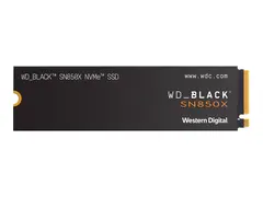 WD_BLACK SN850X NVMe SSD WDBB9G0010BNC SSD - 1 TB - intern - M.2 2280 - PCIe 4.0 (NVMe) - svart