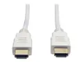 Eaton Tripp Lite Series High-Speed HDMI Cable (M/M) 4K, Gripping Connectors, White, 6 ft. (1.8 m) - HDMI-kabel - HDMI hann til HDMI hann - 1.83 m - dobbeltisolert - hvit