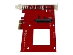 StarTech.com U.2 to PCIe Adapter x4 PCIe - For 2.5&quot; U.2 NVMe SSD - SFF-8639 PCIe Adapter - U.2 SSD - PCIe SSD - U.2 drive (PEX4SFF8639) - Grensesnittsadapter - 2.5&quot; - Ultra M.2 Card - PCIe 3.0 x4 - r&#248;d - for P/N: BNDTB10GI, BNDTB210GSFP, BNDTB310GNDP, BNDTB410GSFP, BNDTB4M2E1, BNDTBUSB3142