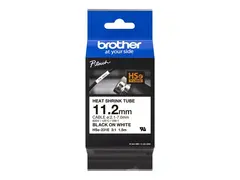 Brother HSe-231E - Svart p&#229; hvitt - Rull (1,12 cm x 1,5 m) 1 kassett(er) hengeboks varmekrympetape - for P-Touch PT-D800, PT-E300, PT-E310, PT-E550, PT-P700, PT-P750, PT-P900, PT-P950