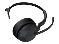 Jabra Evolve2 55 MS Mono - Hodesett - on-ear Bluetooth - tr&#229;dl&#248;s - aktiv st&#248;ydemping - USB-A via Bluetooth-adapter - svart - Zoom Certified, Cisco Webex Certified, Tencent Meeting Certified, Alcatel-Lucent Certified, Avaya Certified, Unify Certified, MFi Certified, Google Meet Certified, Amazon Chime Certified