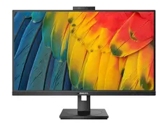 Philips 24B1U5301H - 5000 Series LED-skjerm - USB - 23.8&quot; - 1920 x 1080 Full HD (1080p) @ 75 Hz - IPS - 300 cd/m&#178; - 1000:1 - 4 ms - HDMI, DisplayPort, USB-C - h&#248;yttalere - svart