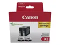 Canon PGI-2500XL BK Twin Pack - 2-pack - 70.9 ml XL - svart - original - blekkbeholder - for MAXIFY iB4050, iB4150, MB5150, MB5155, MB5350, MB5450