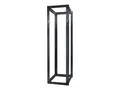 APC NetShelter 4 Post Open Frame Rack Rack - svart - 44U - for P/N: SUA5000RMI5U