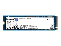 Kingston NV2 - SSD - 1 TB - intern - M.2 2280 PCIe 4.0 x4 (NVMe) - for Intel Next Unit of Computing 12 Pro Kit - NUC12WSKi5