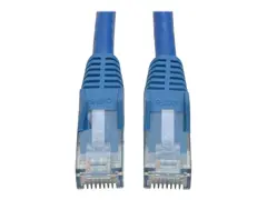 Eaton Tripp Lite Series Cat6 Gigabit Snagless Molded (UTP) Ethernet Cable (RJ45 M/M), PoE, Blue, 5 ft. (1.52 m), 50-Piece Bulk Pack Koblingskabel - RJ-45 (hann) til RJ-45 (hann) - 1.52 m - UTP - CAT 6 - formst&#248;pt, uten hindringer, flertr&#229;det - bl&#229; (en pakke 50)