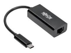 Eaton Tripp Lite Series USB C to Gigabit Ethernet Adapter USB Type C to Gbe 10/100/1000 Nettverksadapter - USB-C 3.1 - Gigabit Ethernet - svart