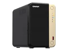 QNAP TS-264 - NAS-server - 2 br&#248;nner SATA 6Gb/s - RAID RAID 0, 1, 5, 6, 10, 50, JBOD, 60 - RAM 8 GB - 2.5 Gigabit Ethernet - iSCSI st&#248;tte