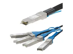 STARTECH 2M QSFP+ BREAKOUT CABLE - MSA COMPLIANT - QSFP+ TO 4 SFP+