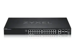 Zyxel XGS2220 Series XGS2220-30 Switch - L3-tilgang, NebulaFLEX Cloud - Styrt - 24 x Gigabit Ethernet + 6 x 10/100/1000 (opplink) - stasjon&#230;r, rackmonterbar