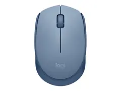 Logitech M171 - Mus - h&#248;yre- og venstreh&#229;ndet optisk - 3 knapper - tr&#229;dl&#248;s - 2.4 GHz - USB tr&#229;dl&#248;s mottaker - bl&#229;/gr&#229;