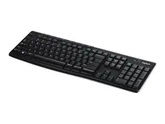 Logitech Wireless Keyboard K270 - Tastatur tr&#229;dl&#248;s - 2.4 GHz - Storbritannia