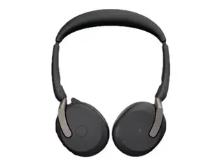 Jabra Evolve2 65 Flex UC Stereo - Hodesett on-ear - Bluetooth - tr&#229;dl&#248;s - aktiv st&#248;ydemping - USB-C - svart - Optimert for UC