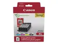 Canon CLI-581XL C/M/Y/BK Photo Value Pack 4-pack - 8.3 ml - XL - svart, gul, cyan, magenta - original - boks - blekkbeholder / papirsett - for PIXMA TS6251, TS6350, TS6351, TS705, TS8252, TS8350, TS8351, TS8352, TS9550, TS9551