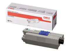 OKI - Svart - original - tonerpatron for C510dn, 530dn